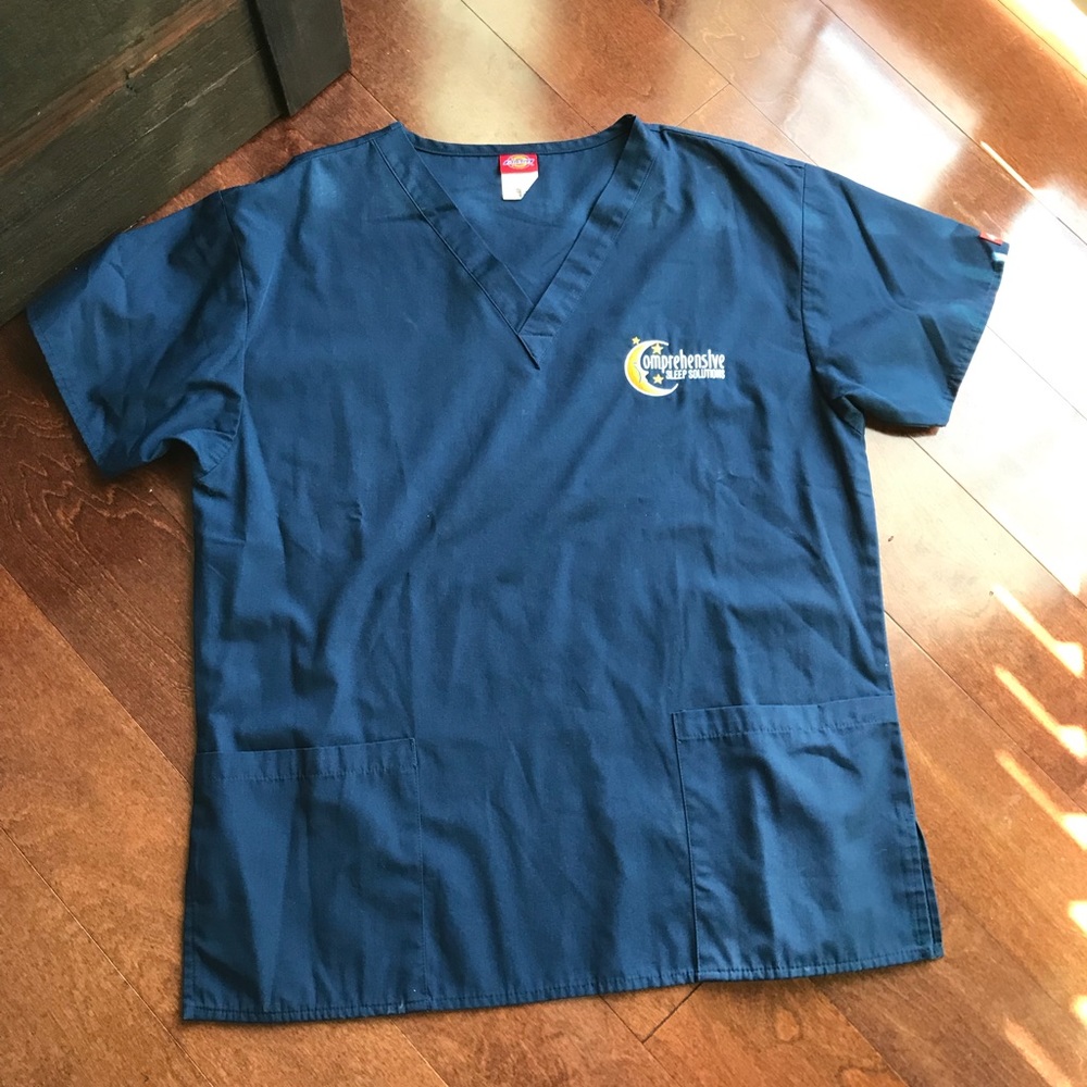 Scrub top - dickies - with logo